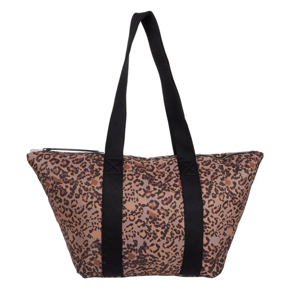 NWT AllSaints Sly East/West Reversible Large Tote in Halftone Mauve Leop… - Picture 2 of 6